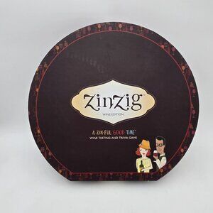 Zin Zag True Fabrications Board‎ Games ZinZag Wine Tasting Trivia Party Game New